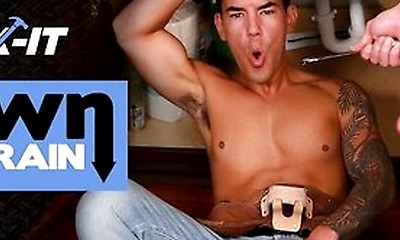 Sexy Mr.fix It Flip Fucks Bubble Butt Jock - Trevor Brooks