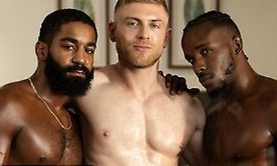Shadow And Pheonix M. Fellington Take Turns Fucking Matthew Elliss Ass Hard