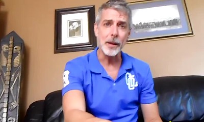 Jose Cortez begs his stepdad Richard Lennox to now swallow him full in his nasty mouth