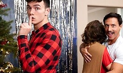 Reese Rideout Sneaks Behind Clark Reid For A Naughty Fuck While His Bf Is In The Kitchen