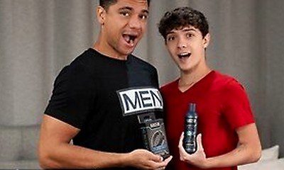 Andre Stone And Sam Ledger Try Out A New Cock Ring In Bareback Doggystyle Fashion