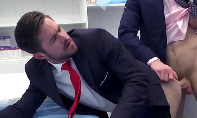 Hunky Kayden Gray Anal Fucks Doctor Mike De Marko